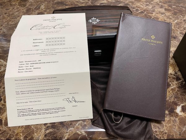 Patek Philippe Inner Mahogany Wooden Watch BoxSet