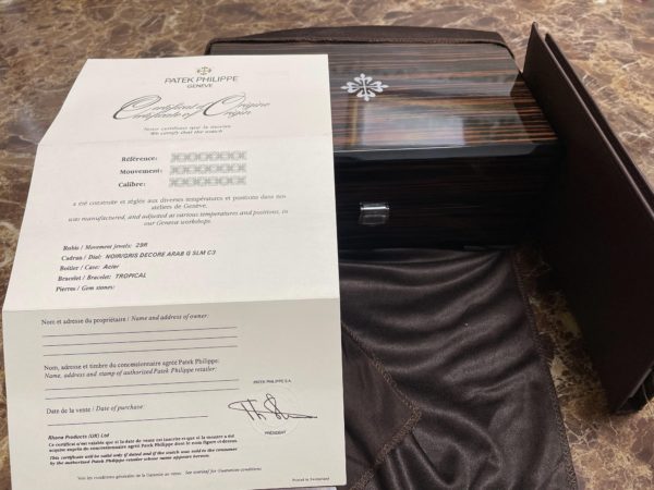 Patek Philippe Inner Mahogany Wooden Watch BoxSet - Image 3