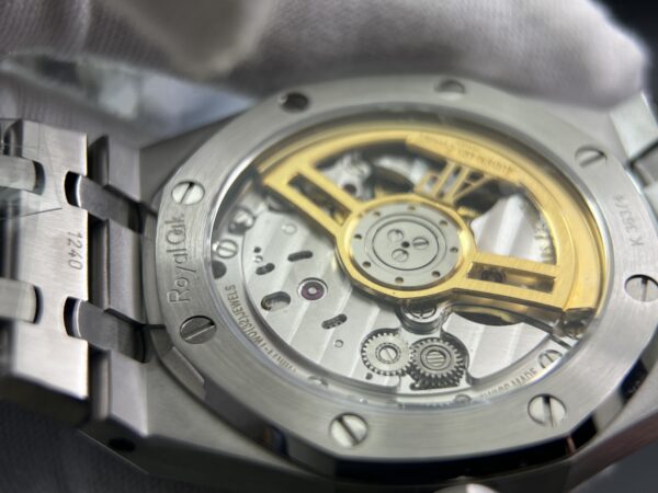 Royal Oak 41mm 15500 SS APSF 1:1 Best Edition White Textured Dial on SS Bracelet A4302 Super Clone - Image 10