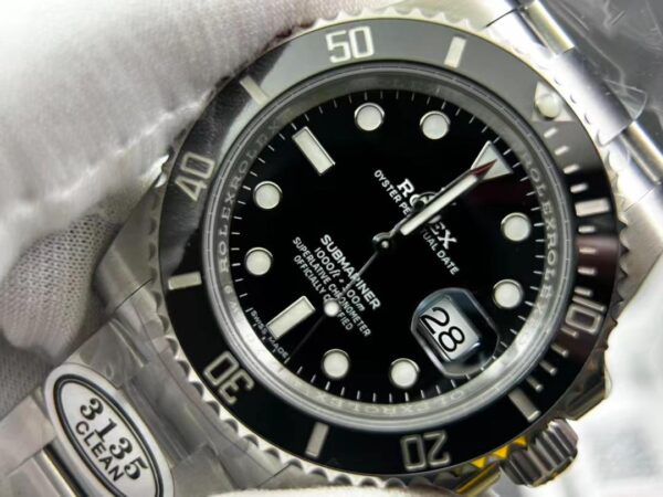 V5 version Submariner 116610 LN Black Ceramic Clean Factory 1:1 Best Edition 904L SS Case and Bracelet VR3135 - Image 3