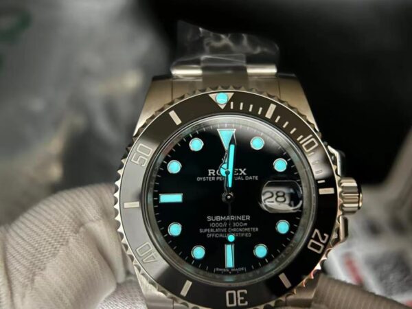 V5 version Submariner 116610 LN Black Ceramic Clean Factory 1:1 Best Edition 904L SS Case and Bracelet VR3135 - Image 5
