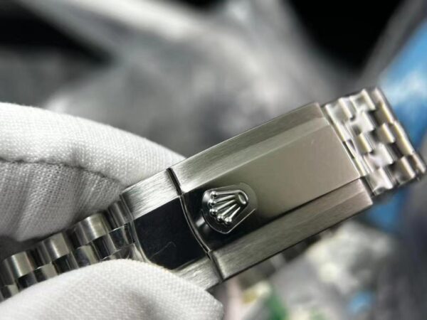 DateJust41 126334 904L SS Clean Factory Best Edition Wimbledon Dial on Jubilee Bracelet S3235 - Image 9