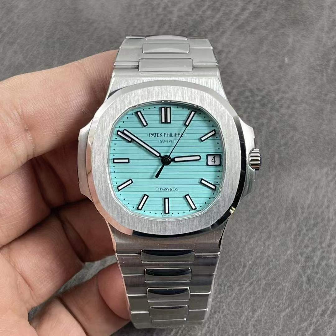 Nautilus 5711/1A 1:1 Best Tiffany & Co.-signed dial on SS Bracelet A324  Super Clone – SpaceTime