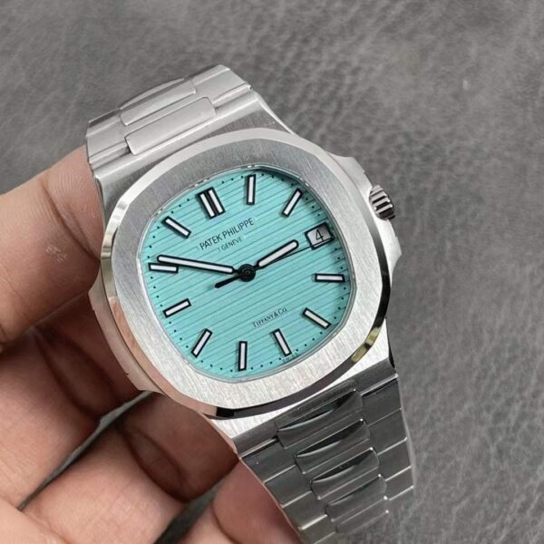 Nautilus 5711/1A 1:1 Best Tiffany & Co.-signed dial on SS Bracelet A324 Super Clone - Image 3