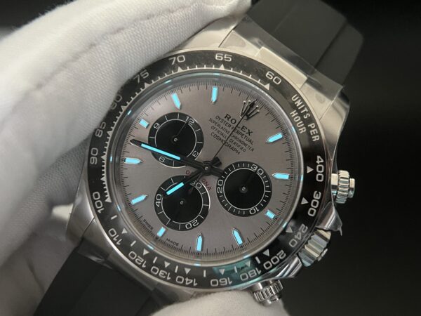 Daytona 126519 Clean 1:1 Best Edition Grey Dial on Oysterflex Rubber Strap SH4131 - Image 10