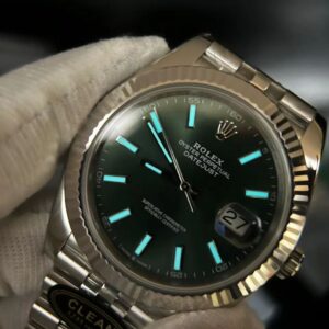 DateJust 41 126334 Clean 1:1 Best Edition 904L Steel Mint Green Dial on Jubilee Bracelet VR3235