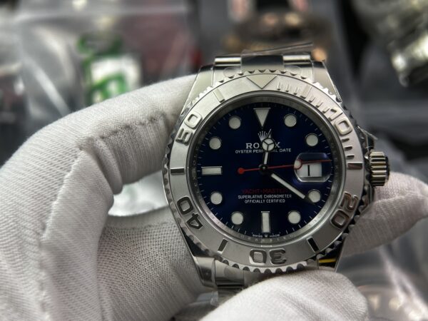 Yacht-Master 126622 Clean Factory 1:1 Best Edition 904L Steel Blue Dial on SS Bracelet VR3235 - Image 2