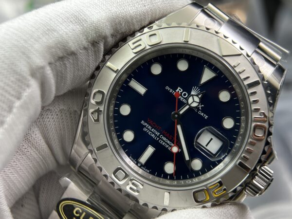 Yacht-Master 126622 Clean Factory 1:1 Best Edition 904L Steel Blue Dial on SS Bracelet VR3235