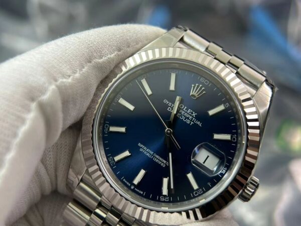 DateJust 41 126300 904L SS VSF 1:1 Best Edition Blue Dial on Jubilee Bracelet VS3235