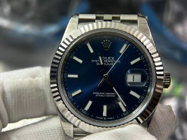 DateJust 41 126300 904L SS VSF 1:1 Best Edition Blue Dial on Jubilee Bracelet VS3235 - Image 4