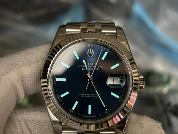 DateJust 41 126300 904L SS VSF 1:1 Best Edition Blue Dial on Jubilee Bracelet VS3235 - Image 6