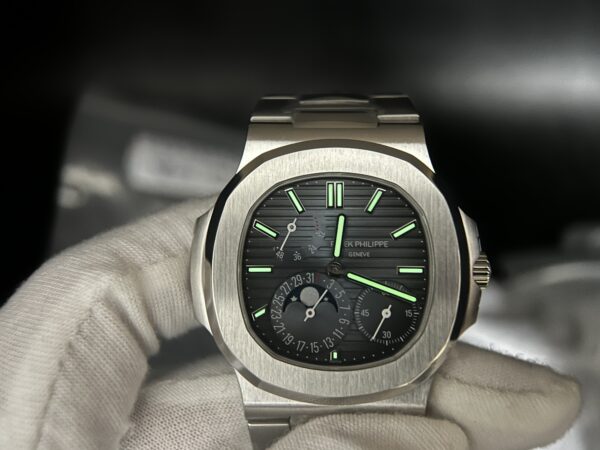 Nautilus 5712 PPF SS 1:1 Best Edition Blue Dial on SS Bracelet A240 Super Clone - Image 5
