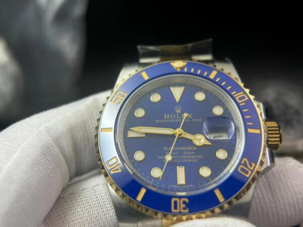 V5 version Submariner 116613 LB Blue Ceramic Clean Factory 1:1 Best Edition 904L SS Case and Bracelet VR3135 - Image 4