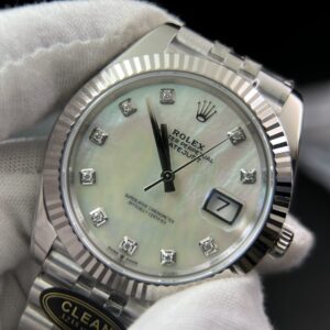 DateJust 41 126334 Clean 1:1 Best Edition 904L Steel MOP Diamond Dial on Jubilee Bracelet VR3235