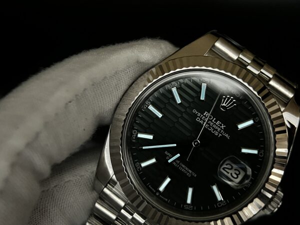 DateJust 41MM 126334 SS Clean Factory 1:1 Best Edition Green Fluted Dial on SS Jubilee Bracelet VR3235 - Image 11