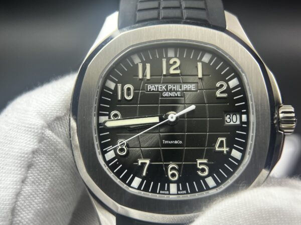 Aquanaut 5167 SS Tiffany Gray Dial on Black Rubber Strap Based on 3KF Super Clone V2 - Image 2