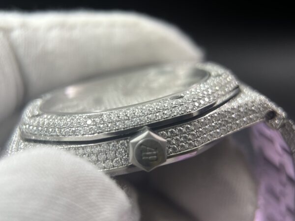 Royal Oak 41mm 15400 Customized FUll moissanite (Based on APS factory) - Image 6