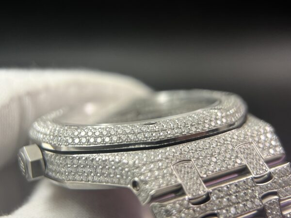 Royal Oak 41mm 15400 Customized FUll moissanite (Based on APS factory) - Image 7