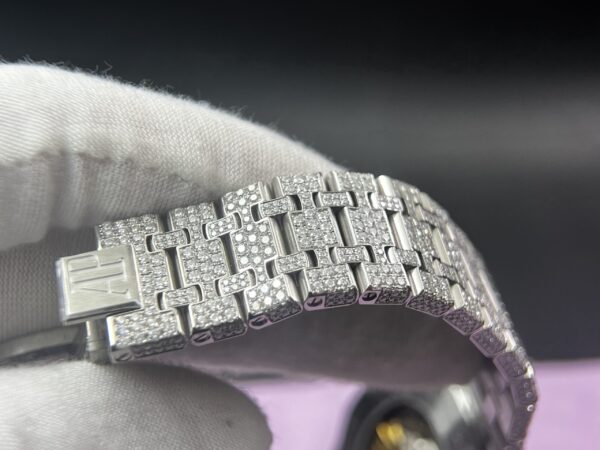 Royal Oak 41mm 15400 Customized FUll moissanite (Based on APS factory) - Image 14