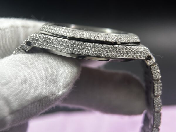 Royal Oak 41mm 15400 Customized FUll moissanite (Based on APS factory) - Image 17