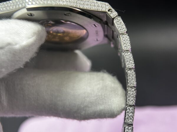 Royal Oak 41mm 15400 Customized FUll moissanite (Based on APS factory) - Image 18