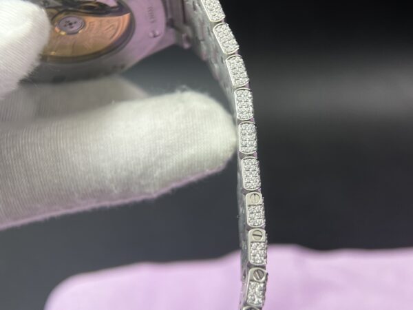 Royal Oak 41mm 15400 Customized FUll moissanite (Based on APS factory) - Image 19