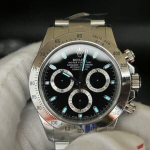 Daytona 116520 Clean Factory 1:1 Best Edition 904L SS Case and Bracelet Black Dial SA4130