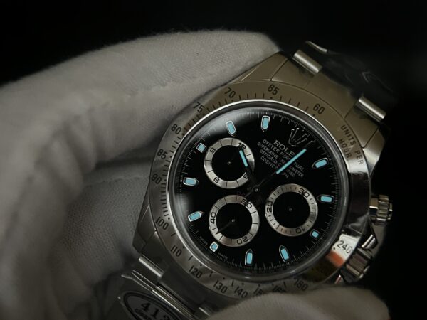 Daytona 116520 Clean Factory 1:1 Best Edition 904L SS Case and Bracelet Black Dial SA4130 - Image 11