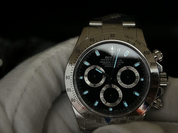 Daytona 116520 Clean Factory 1:1 Best Edition 904L SS Case and Bracelet Black Dial SA4130 - Image 12