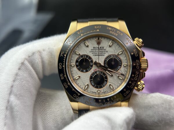 Daytona 116515LN Meteorite Dial Oysterflex Everose Gold Mens Watch(Based on Clean Factory Daytona) - Image 2