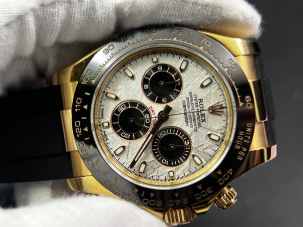 Daytona 116515LN Meteorite Dial Oysterflex Everose Gold Mens Watch(Based on Clean Factory Daytona) - Image 24