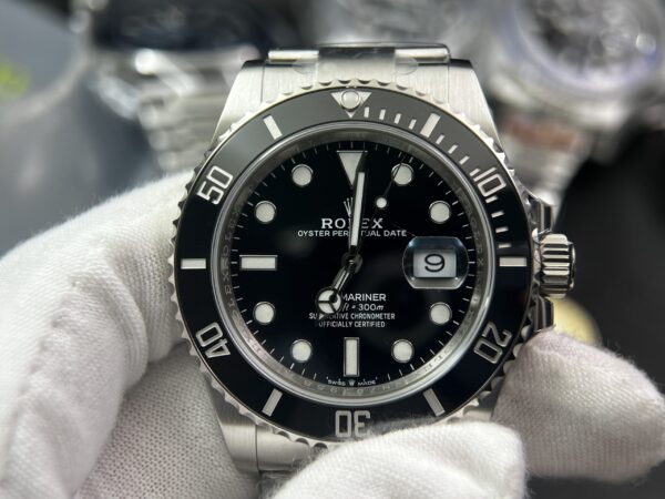 Submariner 41mm 126610 LN Black Ceramic 904L Steel Clean Factory Best Edition S3235 - Image 2