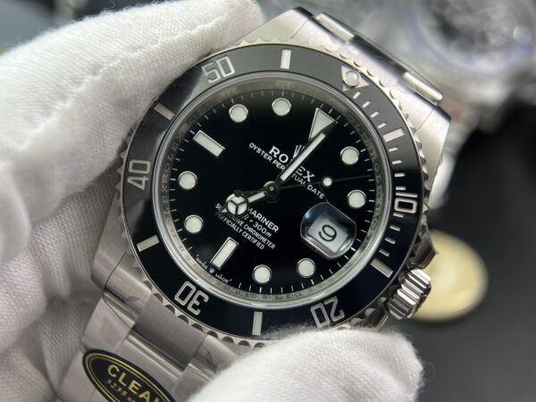 Submariner 41mm 126610 LN Black Ceramic 904L Steel Clean Factory Best Edition S3235 - Image 3