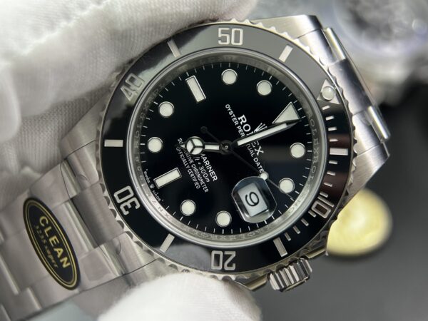 Submariner 41mm 126610 LN Black Ceramic 904L Steel Clean Factory Best Edition S3235 - Image 4