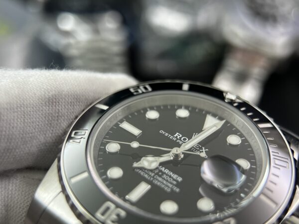 Submariner 41mm 126610 LN Black Ceramic 904L Steel Clean Factory Best Edition S3235 - Image 7
