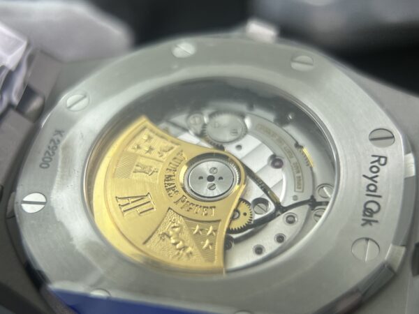 Royal Oak 41mm 15400 SS APS Factory 1:1 Best Edition Blue Textured Dial on SS Bracelet A3120 - Image 11