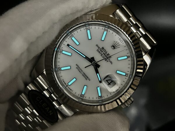 DateJust 126334 904L SS Clean Factory Best Edition White Dial on Jubilee Bracelet S3235 - Image 8
