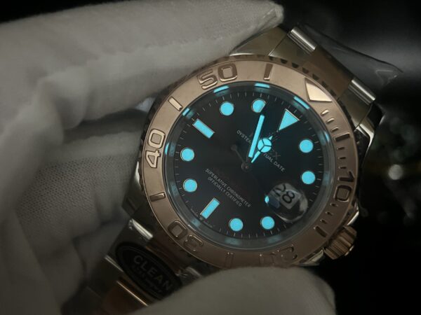 Yacht-Master 126621 SS/RG Clean Factory 904L Steel Brown Dial on SS/RG Bracelet VR3235