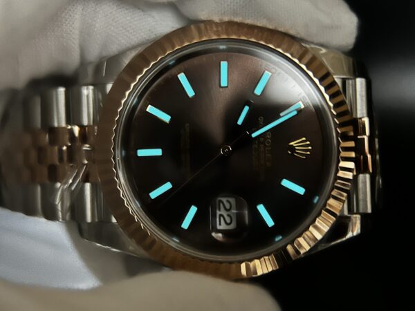 DateJust 41 126331 904L SS/RG VSF 1:1 Best Edition Brown Dial on Jubilee Bracelet VS3235 - Image 12
