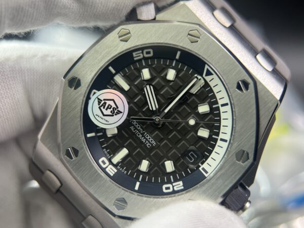 Audemars Piguet - Royal Oak Offshore Diver 15720 42mm SS/RU Grey/Stk APS A4308 Super Clone