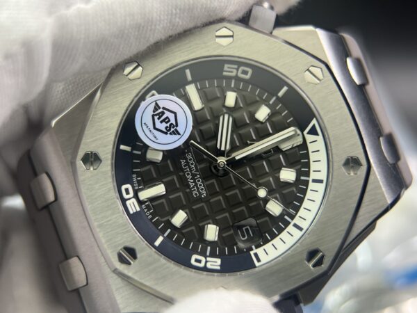 Audemars Piguet - Royal Oak Offshore Diver 15720 42mm SS/RU Grey/Stk APS A4308 Super Clone - Image 4