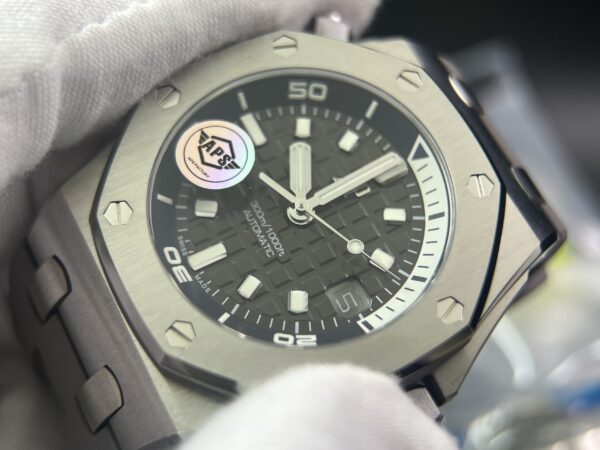 Audemars Piguet - Royal Oak Offshore Diver 15720 42mm SS/RU Grey/Stk APS A4308 Super Clone - Image 5