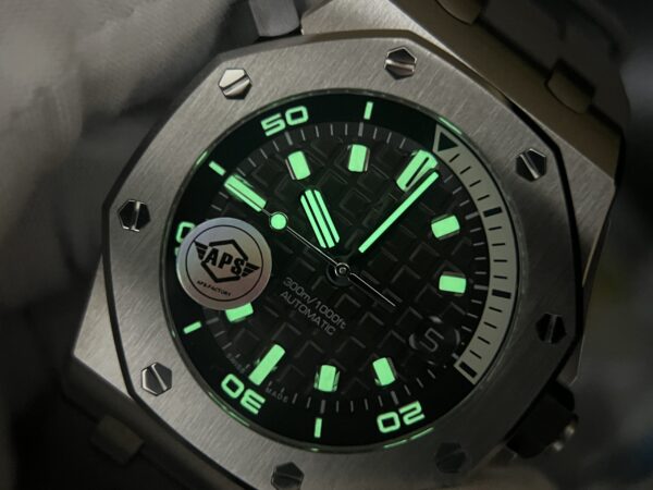 Audemars Piguet - Royal Oak Offshore Diver 15720 42mm SS/RU Grey/Stk APS A4308 Super Clone - Image 8