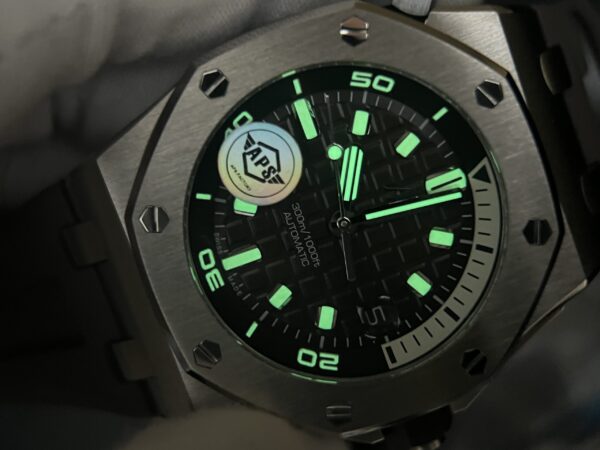 Audemars Piguet - Royal Oak Offshore Diver 15720 42mm SS/RU Grey/Stk APS A4308 Super Clone - Image 9