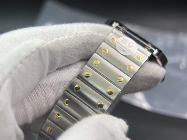 Santos de Cartier XL 40mm SS/YG BVF 1:1 Best Edition White Dial on SS/YG Bracelet MIYOTA 9015 - Image 14