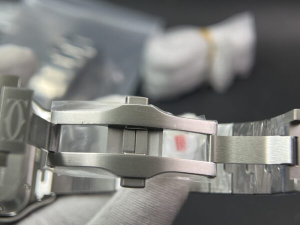 Santos de Cartier XL 40mm SS BVF 1:1 Best Edition Green Dial on SS Bracelet MIYOTA 9015 - Image 12