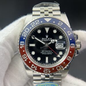 GMT-Master II 126710 BLRO Red/Blue Ceramic 904L Steel Clean Factory Best Edition on Jubilee and oyster Bracelet DD3285 V3 version