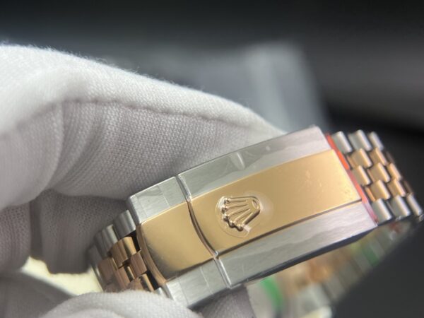 DateJust 36 126231 SS/RG VSF 1:1 Best Edition 904L Steel Silver Textured Diamonds Dial on Jubilee Bracelet VS3235 - Image 10