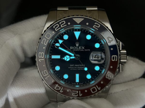 GMT Master II 126719 BLRO Red/Blue Ceramic 904L SS Clean Factory 1:1 Best Edition Blue Dial on Oyster Bracelet VR3186 CHS - Image 8
