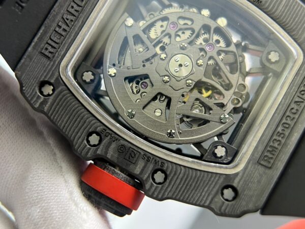 RM035-02 Real NTPT T+F 1:1 Best Edition Skeleton Dial on Black Rubber Strap - Image 15